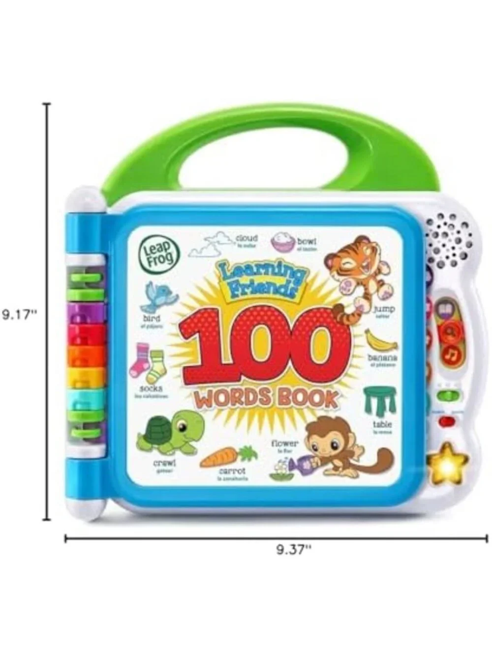 Interactive Learning Friends 100 Words Book for Kids - Educational Toy, Fun